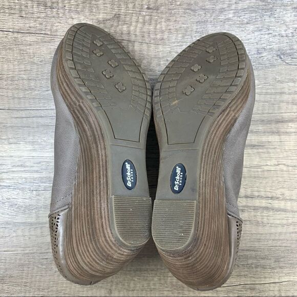 Dr. Scholls “Harlow” Wedge~Pewter~Ankle Bootie Slip On~Women's~Size 7.5W - Picture 8 of 9